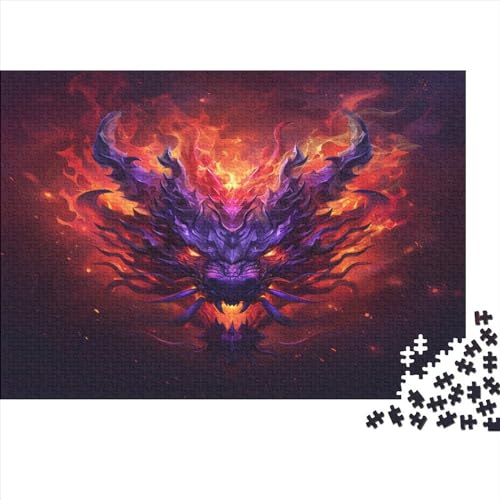 Loong 1000 Teile, Impossible Puzzle,Geschicklichkeitsspiel Für Die Ganze Familie, Erwachsenenpuzzle Ab 14 Jahren Puzzel 1000pcs (75x50cm) von BXYAFEKUD