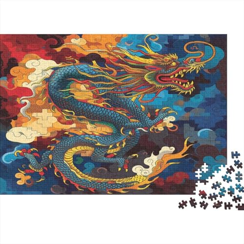 Loong Puzzle 1000 Teile Erwachsener Kniffel Spaß Für Die Ganze Familie - Abwechslungsreiche 1000 Puzzleteilige Motive Puzzlespiel Erwachsene, Puzzel 1000pcs (75x50cm) von BXYAFEKUD
