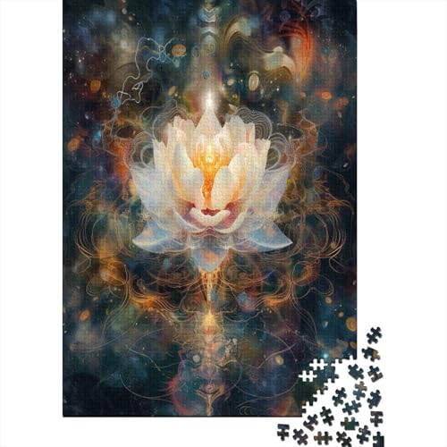 Lotus Puzzlespiel 1000 Teile Für Erwachsene, Einzigartige Kunstwerke Und Vorlage - Geburtstagsgeschenk - Spaßige Puzzles Mit Überraschung Von Puzzle in A Bag Puzzel 1000pcs (75x50cm) von BXYAFEKUD