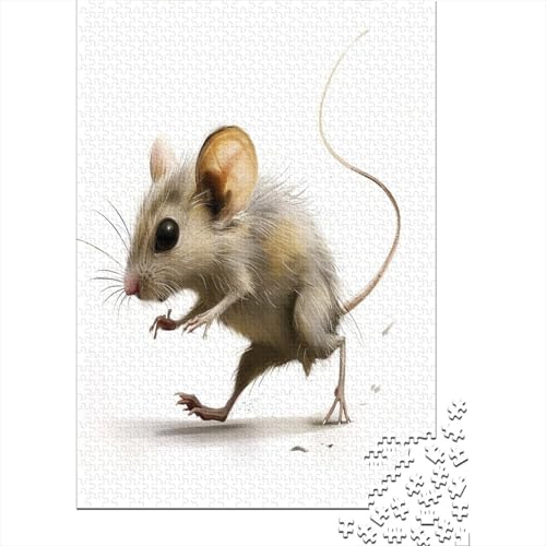 Maus Puzzle 1000 Teile,Puzzlespiel Für Erwachsene,Impossible Puzzle,Puzzle Geschicklichkeitsspiel Für Die Ganze Familie, Geschenke Für Männer/Frauen Erwachsenen Puzzel 1000pcs (75x50cm) von BXYAFEKUD