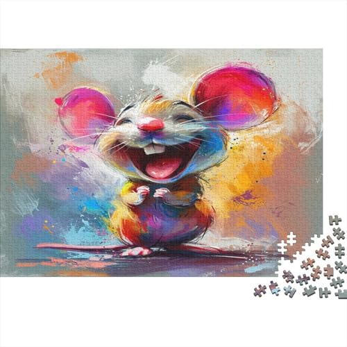 Maus Puzzle 1000 Teile Erwachsener Kniffel Spaß Für Die Ganze Familie - Abwechslungsreiche 1000 Puzzleteilige Motive Puzzlespiel Erwachsene, Puzzel 1000pcs (75x50cm) von BXYAFEKUD