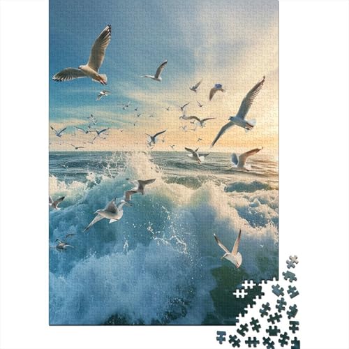 Möwe Puzzle 1000 Teile Für Erwachsene Und Kinder Ab 14 Jahren Für Stressabbauer Puzzel 1000pcs (75x50cm) von BXYAFEKUD
