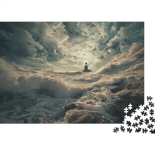 Möwenwellen Puzzle 1000 Teile Erwachsene Puzzles Für Erwachsene Klassische Puzzles 1000 Teile Erwachsene Puzzlespiel Schwer Pädagogisches Spielzeug Erwachsene Kinder Puzzel 1000pcs (75x50cm) von BXYAFEKUD