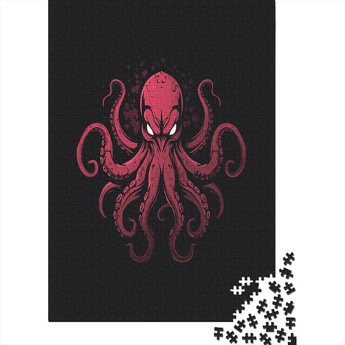 Oktopus Puzzle 1000 Teile Puzzle Für Erwachsene Und Kinder Ab 14 Jahren Puzzel 1000pcs (75x50cm) von BXYAFEKUD