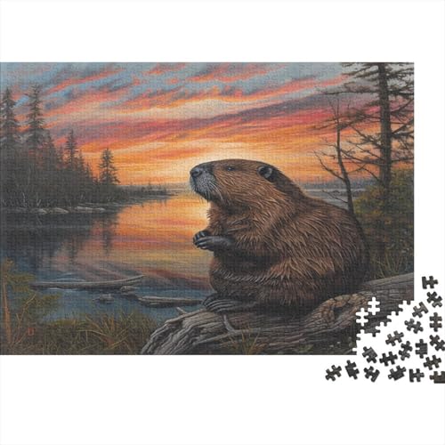Otter Puzzle 1000 Teile Erwachsener Kniffel Spaß Für Die Ganze Familie - Abwechslungsreiche 1000 Puzzleteilige Motive Puzzlespiel Erwachsene, Puzzel 1000pcs (75x50cm) von BXYAFEKUD