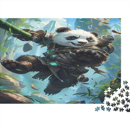 Panda 1000 Teile,Impossible Puzzle,GesKükenlichkeitsspiel Für Die Ganze Familie, Erwachsenen Puzzlespiel Puzzel 1000pcs (75x50cm) von BXYAFEKUD