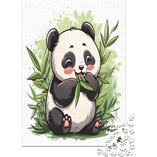 Panda Puzzlespiel 1000 Teile Erwachsene -Puzzle 1000 Stück Spiel Puzzles Für Erwachsene Kinder Puzzle Erwachsenen Puzzlespiel Puzzel 1000pcs (75x50cm) von BXYAFEKUD