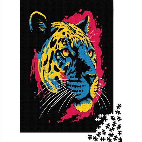 Panther Puzzlespiel 1000 Teile Erwachsene -Puzzle 1000 Stück Spiel Puzzles Für Erwachsene Kinder Puzzle Erwachsenen Puzzlespiel Puzzel 1000pcs (75x50cm) von BXYAFEKUD