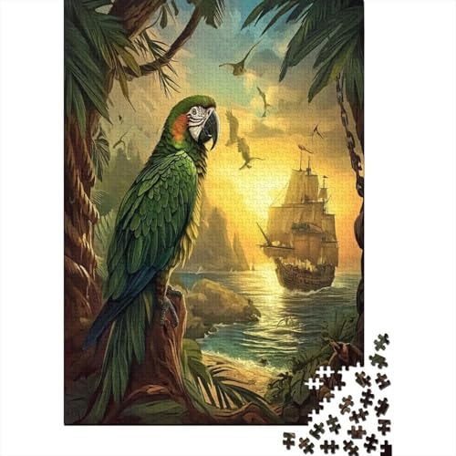 Papagei 1000 Teile Puzzle, Puzzles Für Erwachsene, 1000 Teile Puzzlespiel Für Jugendliche & Erwachsene Puzzlespiel Puzzel 1000pcs (75x50cm) von BXYAFEKUD