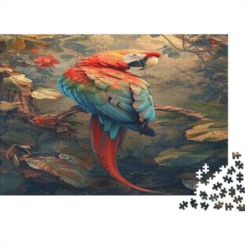 Papagei Puzzlespiel 1000 Teile Puzzle Für Erwachsene Und Kinder Ab 14 Jahren, Erwachsenen Puzzlespiel Puzzel 1000pcs (75x50cm) von BXYAFEKUD