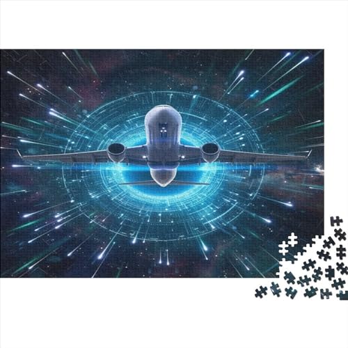 Passenger Luftfahrzeuge 1000 Stück Puzzles Für Erwachsene Teenager Stress Abbauen Familien-Puzzlespiel 1000-teiliges Puzzle Kinder Lernspiel Spielzeug Geschenk Puzzel 1000pcs (75x50cm) von BXYAFEKUD