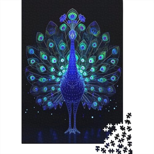 PeaSchwanz Puzzles1000 Teile, Puzzle Für Erwachsene, GesKükenlichkeitsspiel Für Die Ganze Familie, Klassische Puzzle,Geburtstagsgeschenk Erwachsenen Puzzlespiel Puzzel 1000pcs (75x50cm) von BXYAFEKUD