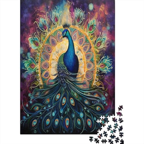 PeaSchwanz Puzzlespiel 1000 Teile Erwachsene -Puzzle 1000 Stück Spiel Puzzles Für Erwachsene Kinder Puzzle Erwachsenen Puzzlespiel Puzzel 1000pcs (75x50cm) von BXYAFEKUD