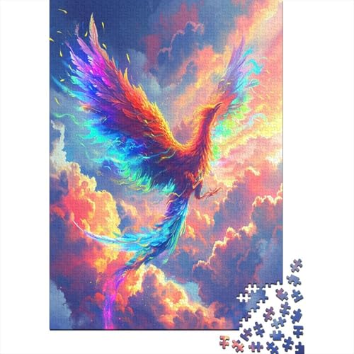 Phoenix Puzzle 1000 Teile Erwachsener Kniffel Spaß Für Die Ganze Familie - Abwechslungsreiche 1000 Puzzleteilige Motive Puzzle Erwachsene, Puzzel 1000pcs (75x50cm) von BXYAFEKUD