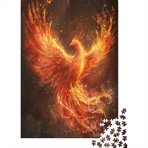 Phoenix Puzzlespiel 1000 Teile Puzzle Für Erwachsene Und Kinder Ab 14 Jahren, Puzzle-Motiv Erwachsenen Puzzlespiel Puzzel 1000pcs (75x50cm) von BXYAFEKUD