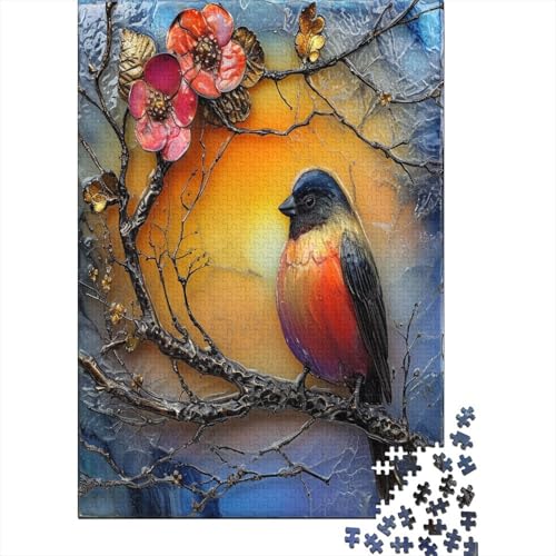 Robin Puzzle 1000 Teile Puzzle Für Erwachsene Und Kinder Ab 14 Jahren Puzzel 1000pcs (75x50cm) von BXYAFEKUD