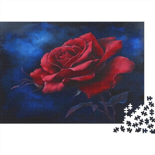 Rose Puzzle 1000 Teile Puzzle Für Erwachsene Und Kinder Ab 14 Jahren Puzzel 1000pcs (75x50cm) von BXYAFEKUD