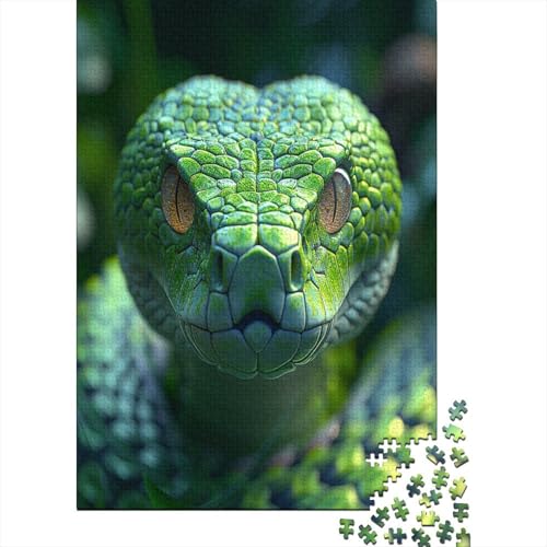 Schlange Puzzle 1000 Teile Für Erwachsene Und Kinder Ab 14 Jahrenfür Stressabbauer Puzzlespiel Erwachsenen Puzzlespiel Puzzel 1000pcs (75x50cm) von BXYAFEKUD