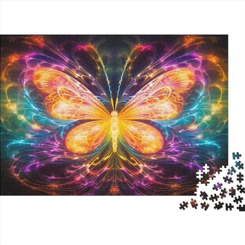 Schmetterling Puzzle 1000 Teile Puzzle Für Erwachsene Und Kinder Ab 14 Jahren Puzzel 1000pcs (75x50cm) von BXYAFEKUD