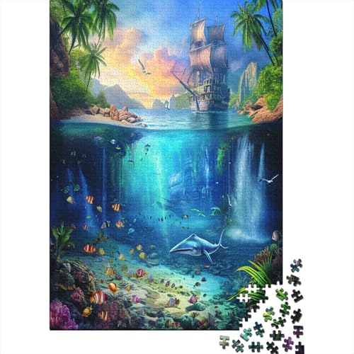 Segelboot Puzzle 1000 Teile, Erwachsene, Klassische Puzzle, Impossible Puzzle,Geschicklichkeitsspiel Für Die Ganze Familie Erwachsenenpuzzle Ab 14 Jahren Puzzel 1000pcs (75x50cm) von BXYAFEKUD