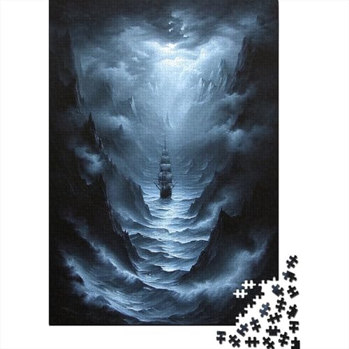 Segelboot Puzzle 1000 Teile Erwachsene, Puzzlespiel Jigsaw Puzzles Erwachsenen Puzzlespiel Puzzel 1000pcs (75x50cm) von BXYAFEKUD