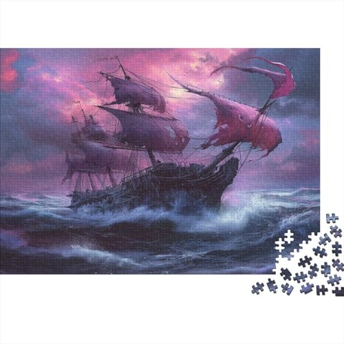 Segelboot Puzzle 1000 Teile Für Erwachsene Und Kinder Ab 14 Jahren Für Stressabbauer Puzzel 1000pcs (75x50cm) von BXYAFEKUD