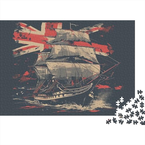 Segelboot Puzzlespiel 1000 Teile Erwachsene -Puzzle 1000 Stück Spiel Puzzles Für Erwachsene Kinder Puzzle Erwachsenen Puzzlespiel Puzzel 1000pcs (75x50cm) von BXYAFEKUD