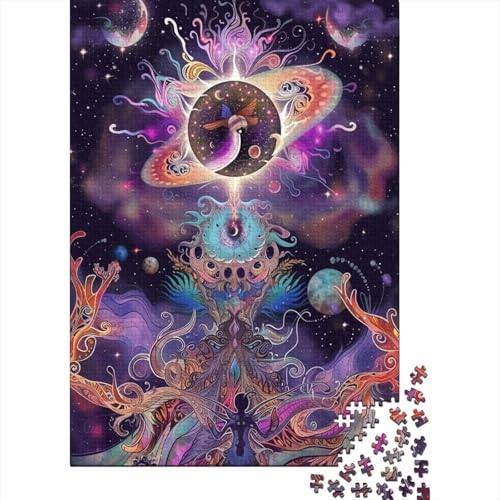 Sonne Mond Puzzle 1000 Teile Erwachsener Kniffel Spaß Für Die Ganze Familie - Abwechslungsreiche 1000 Puzzleteilige Motive Puzzlespiel Erwachsene, Puzzel 1000pcs (75x50cm) von BXYAFEKUD