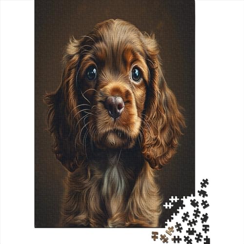 Springer Spaniel Puzzle 1000 Teile Für Erwachsene Und Kinder Ab 14 Jahren Für Stressabbauer Puzzel 1000pcs (75x50cm) von BXYAFEKUD