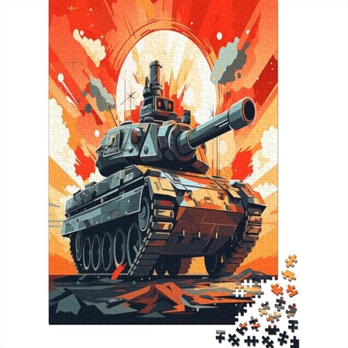 Tank Puzzle 1000 Teile Puzzle Für Erwachsene Und Kinder Ab 14 Jahren Puzzel 1000pcs (75x50cm) von BXYAFEKUD