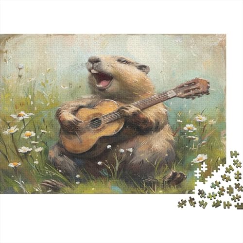Tier 1000 Teile,Impossible Puzzle,Geschicklichkeitsspiel Für Die Ganze Familie, Erwachsenen Puzzlespiel Puzzel 1000pcs (75x50cm) von BXYAFEKUD