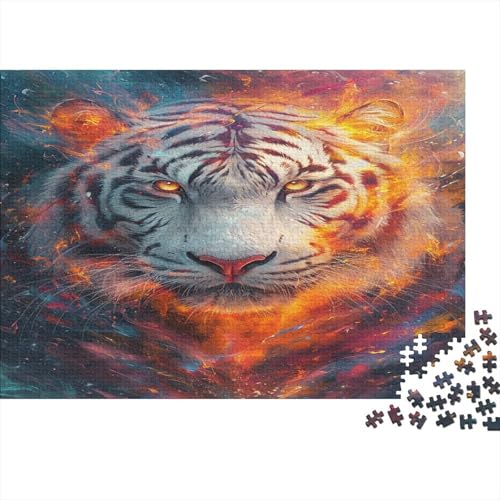 Tiger Puzzle 1000 Teile Für Erwachsene Und Kinder Ab 14 Jahren Für Stressabbauer Puzzel 1000pcs (75x50cm) von BXYAFEKUD