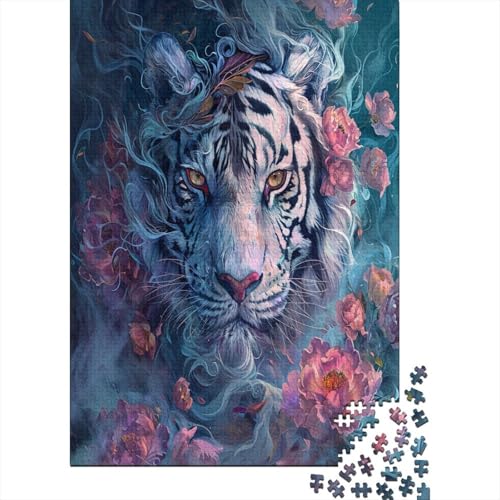 Tiger Puzzle 1000 Teile Puzzle Für Erwachsene Und Kinder Ab 14 Jahren,Puzzlespiel Erwachsenen Puzzlespiel Puzzel 1000pcs (75x50cm) von BXYAFEKUD