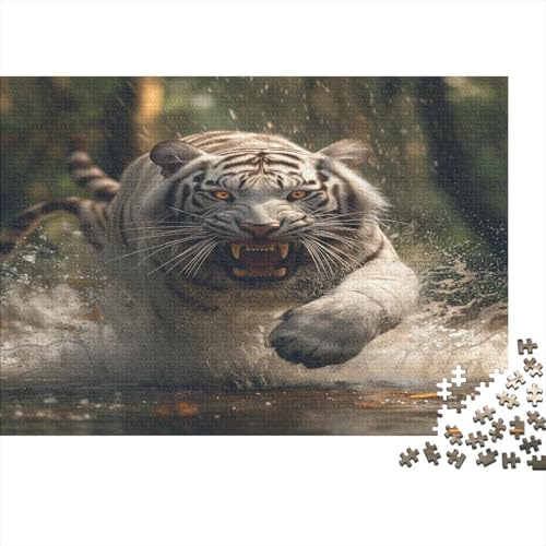 Tiger Puzzle 1000 Teile Puzzle Für Erwachsene Und Kinder Ab 14 Jahren Puzzel 1000pcs (75x50cm) von BXYAFEKUD