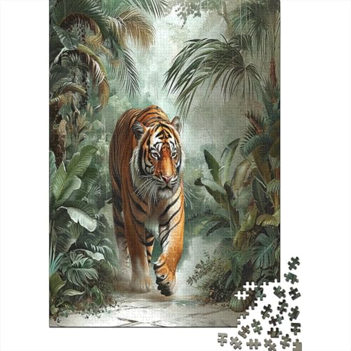 Tiger Puzzles1000 Teile, Puzzle Für Erwachsene, Geschicklichkeitsspiel Für Die Ganze Familie, Klassische Puzzle,Geburtstagsgeschenk Erwachsenen Puzzlespiel Puzzel 1000pcs (75x50cm) von BXYAFEKUD