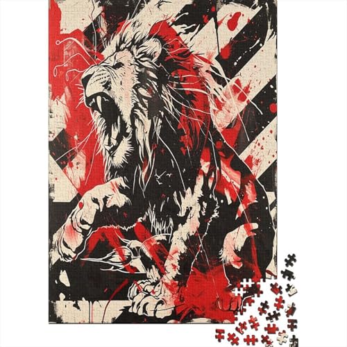 Tiger Puzzlespiel 1000 Teile Erwachsene -Puzzle 1000 Stück Spiel Puzzles Für Erwachsene Kinder Puzzle Erwachsenen Puzzlespiel Puzzel 1000pcs (75x50cm) von BXYAFEKUD