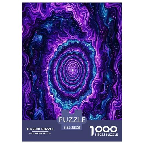 Vortex Puzzle 1000 Teile Schwer Puzzle Spielzeug Pädagogisches Spiel Impossible Herausforderungsspielzeug Für Erwachsene Und Kinder Ab 12 Jahren 38x26cm/1000pcs von BXYAFEKUD