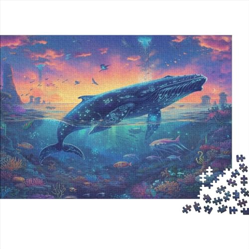Wal Puzzle 1000 Teile Puzzles Für Erwachsene Lernspiel Herausforderungsspielzeug 1000-teilige Puzzlespiel Für Erwachsene Kinder Puzzel 1000pcs (75x50cm) von BXYAFEKUD