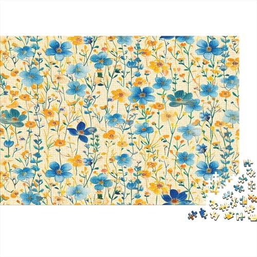 Watercolor Blumes 1000 Teile Puzzle, Puzzles Für Erwachsene, 1000 Teile Puzzlespiel Für Jugendliche & Erwachsene Puzzlespiel Puzzel 1000pcs (75x50cm) von BXYAFEKUD