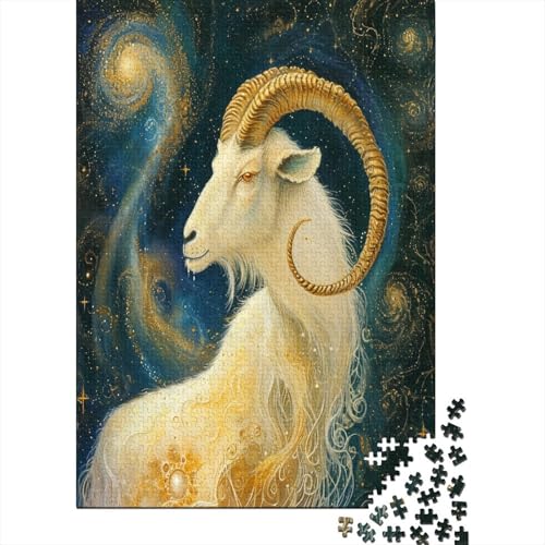 Ziege Puzzle 1000 Teile Für Erwachsene Und Kinder Ab 14 Jahren Für Stressabbauer Puzzel 1000pcs (75x50cm) von BXYAFEKUD