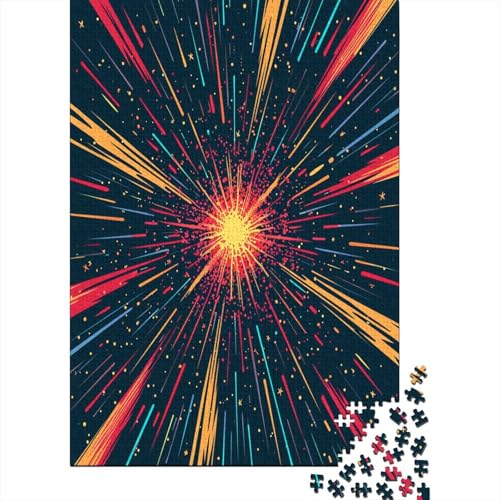 Zusammenfassung Puzzle 1000 Teile,für Erwachsene, Impossible Puzzle,farbenfrohes Legespiel,Geschicklichkeitsspiel Für Die Ganze Familie,Erwachsenenpuzzle Puzzel 1000pcs (75x50cm) von BXYAFEKUD