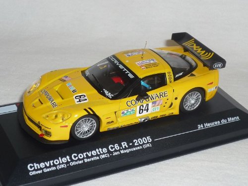 BY IXO Chevrolet Corvette C6 R 2005 Nr 64 Gavin Beretta Magnussen 24h Le Mans 1/43 Modell Auto Modellauto Sonderangebot von Ixo