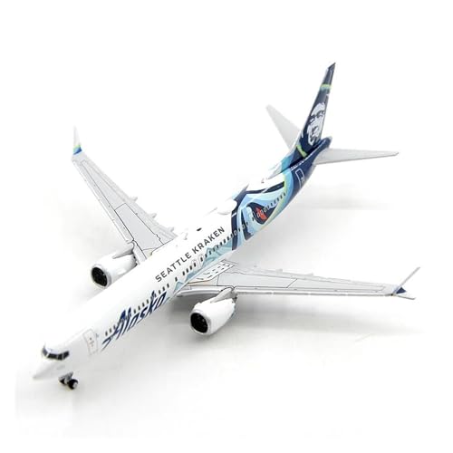 Aerobatic Flugzeug GJASA2189 Alaska Airlines B737MAX9 N915AK Legierungs-Passagierflugzeugmodell Aus Druckguss Im Maßstab 1:400 von BYAMBD
