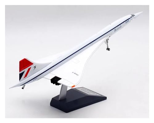 BYAMBD Aerobatic Flugzeug 1:200 ARD ARDBA25 British Airways Concorde Diecast Aircraft Jet Model G-BOAC Mit Ständer von BYAMBD