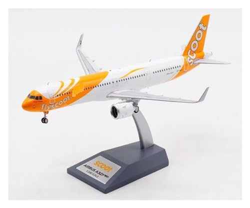 BYAMBD Aerobatic Flugzeug 1:200 Aviation AV2045 Scoot Airlines A321NEO Diecast Aircraft Jet Model 9V-TCA Mit Ständer BYAMBD Aerobatic Flugzeug 1:200 Aviation AV2045 Scoot Airlines A321NEO Diecast Aircraft Jet Model 9V-TCA Mit Ständer von BYAMBD
