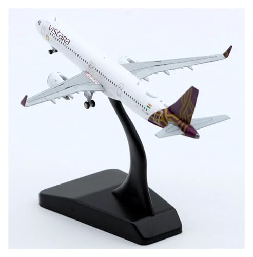 BYAMBD Aerobatic Flugzeug 1:400 Wings XX4467 Vistara Airlines A321NEO Druckgussflugzeug Jet-Modell VT-TVB Mit Ständer von BYAMBD