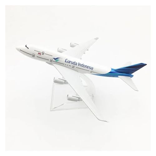 BYAMBD Aerobatic Flugzeug 12CM 1:400 B747-400 Modell Garuda Airlines Mit Metalllegierung 747 Flugzeugmodell von BYAMBD
