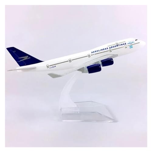 BYAMBD Aerobatic Flugzeug 16CM 1:400 B747-400-Modell Einer Fluggesellschaft Mit Flugzeug-Ausstellungsmodell Aus Unedler Metalllegierung von BYAMBD