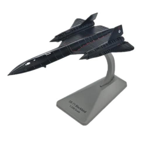 BYAMBD Aerobatic Flugzeug 16CM Maßstab 1:200 SR-71A Überwachungskampfflugzeug Flugzeugmodelle Spielzeug Für Erwachsene Und Kinder von BYAMBD