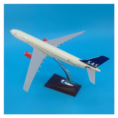 BYAMBD Aerobatic Flugzeug 32CM A330-Modell SAS Airlines Airways Basislegierungsflugzeug-Flugzeug-Anzeigemodell von BYAMBD